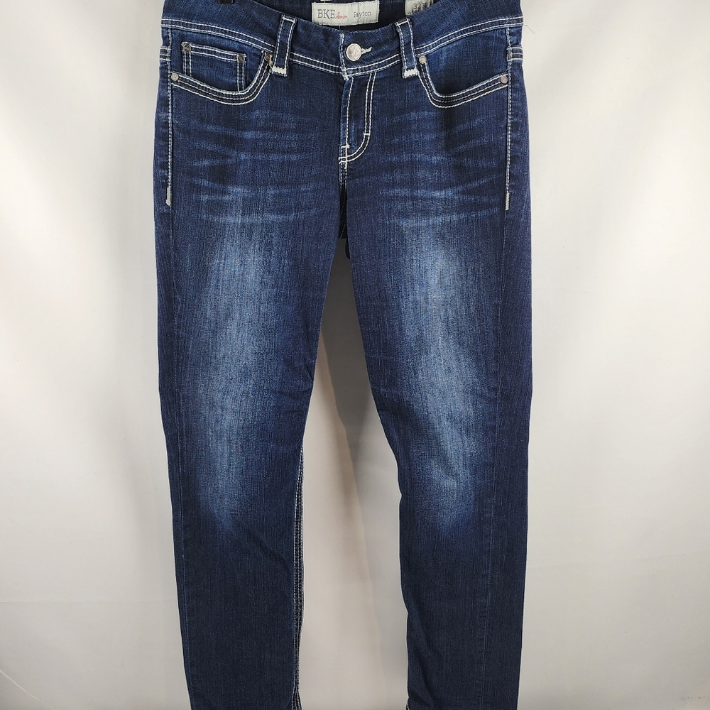 BKE Jeans Womens Payton Mid-Rise Boot Leg Blue Jeans Size 32R (32x30)